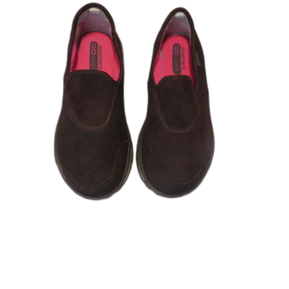 Women's Skechers Go Walk Suede Slip On Sneakers